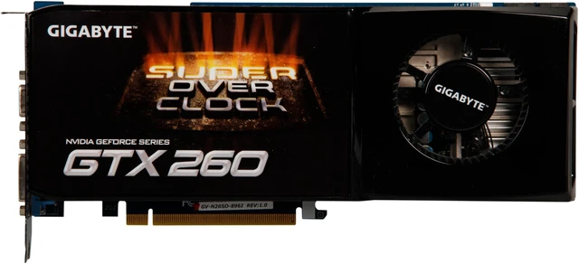 Refurbished: GIGABYTE GeForce GTX 260 Graphics Card GV-N260SO-896I ...