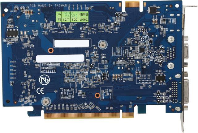 Alt view image 4 of 5 - GIGABYTE GeForce 9500 GT 1GB GDDR2 PCI Express 2.0 x16 SLI Support Graphics Card GV-N95TOC-1GI
