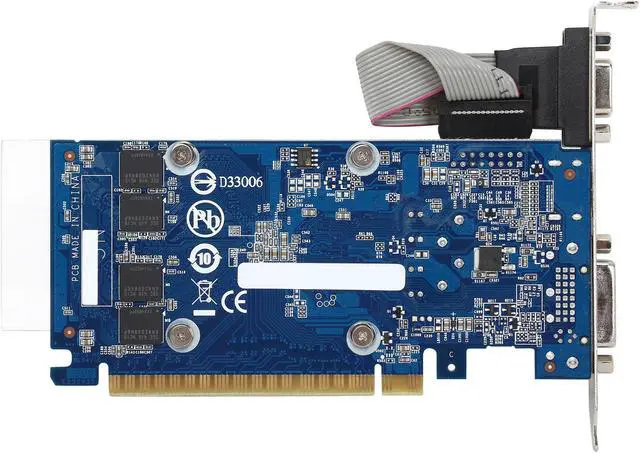 Alt view image 4 of 5 - GIGABYTE GeForce GT 610 2GB DDR3 PCI Express 2.0 Low Profile Graphics Card GV-N610SL-2GL