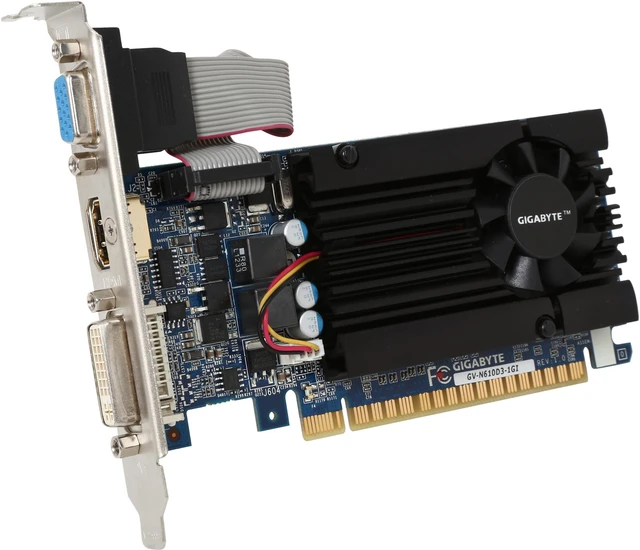 Refurbished: GIGABYTE GeForce GT 610 Graphics Card GV-N610D3-1GI ...