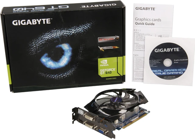Refurbished: GIGABYTE GeForce GT 640 Graphics Card GV-N640OC-2GI Rev2.0 ...