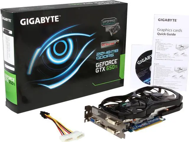 Alt view image 6 of 6 - GIGABYTE GV-N65TOC-2GI GeForce GTX 650 Ti 2GB 128-Bit GDDR5 PCI Express 3.0 x16 HDCP Ready Video Card Manufactured Recertified