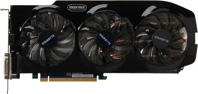 Refurbished: GIGABYTE GeForce GTX 760 Graphics Card GV-N760OC-2GD ...