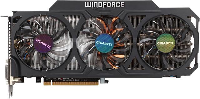 Alt view image 4 of 6 - GIGABYTE GeForce GTX 770 2GB GDDR5 PCI Express 3.0 Graphics Card GV-N770OC-2GD