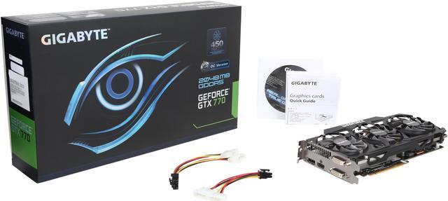 Alt view image 7 of 6 - GIGABYTE GeForce GTX 770 2GB GDDR5 PCI Express 3.0 Graphics Card GV-N770OC-2GD