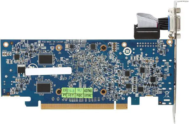 Alt view image 4 of 5 - GIGABYTE Radeon HD 5450 512MB DDR2 PCI Express 2.1 x16 Low Profile Graphics Card GV-R545D2-512D