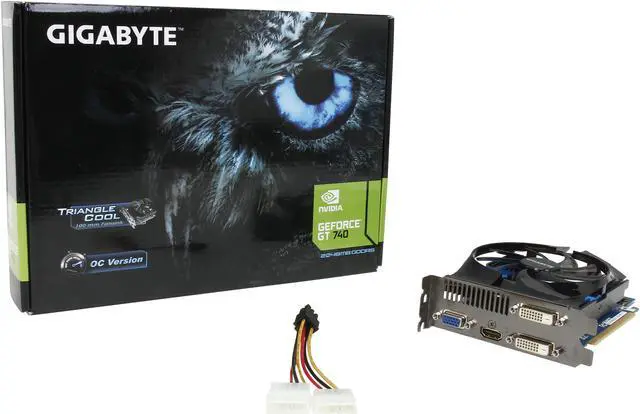 Alt view image 6 of 6 - GIGABYTE GeForce GT 740 2GB GDDR5 PCI Express 3.0 Graphics Card GV-N740D5OC-2GI