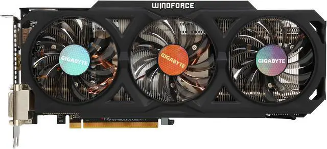 Alt view image 3 of 6 - GIGABYTE GV-R927XOC-2GD Radeon R9 270X 2GB 256-Bit GDDR5 PCI Express 3.0 HDCP Ready CrossFireX Support Video Card Certified Refurbished