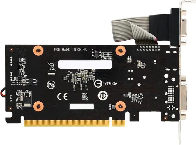 Alt view image 4 of 5 - GIGABYTE GeForce GT 720 1GB DDR3 PCI Express 2.0 x8 Low Profile Graphics Card GV-N720D3-1GL
