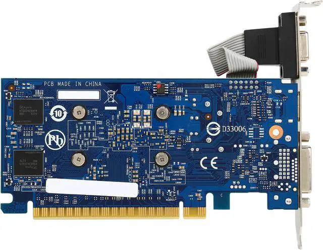 Alt view image 4 of 5 - GIGABYTE GeForce GT 640 1GB GDDR5 PCI Express 2.0 Low Profile Graphics Card GV-N640D5-1GL