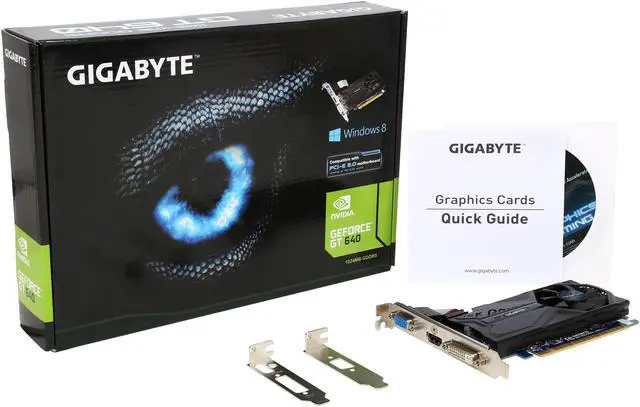 Alt view image 5 of 5 - GIGABYTE GeForce GT 640 1GB GDDR5 PCI Express 2.0 Low Profile Graphics Card GV-N640D5-1GL
