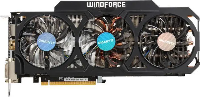 Refurbished: GIGABYTE GeForce GTX 780 Ti Graphics Card GV-N78TOC-3GD ...