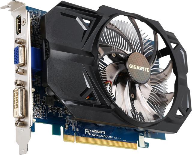 Open Box: GIGABYTE Radeon R7 240 Video Card GV-R724OC-2GI REV2.0