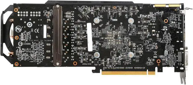 Alt view image 4 of 6 - GIGABYTE Radeon R9 280X 3GB GDDR5 PCI Express 3.0 Graphics Card GV-R928XOC-3GD REV2