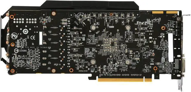 Alt view image 4 of 6 - GIGABYTE Radeon R9 280X 3GB GDDR5 PCI Express 3.0 ATX Graphics Card GV-R928XOC-3GD REV3