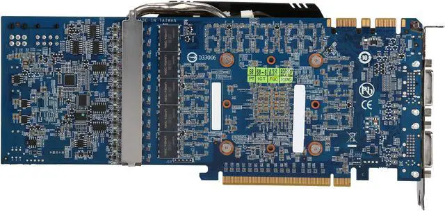 Alt view image 4 of 6 - GIGABYTE Super Overclock Series GeForce GTX 570 (Fermi) 1280MB GDDR5 PCI Express 2.0 x16 SLI Support Graphics Card GV-N570SO-13I