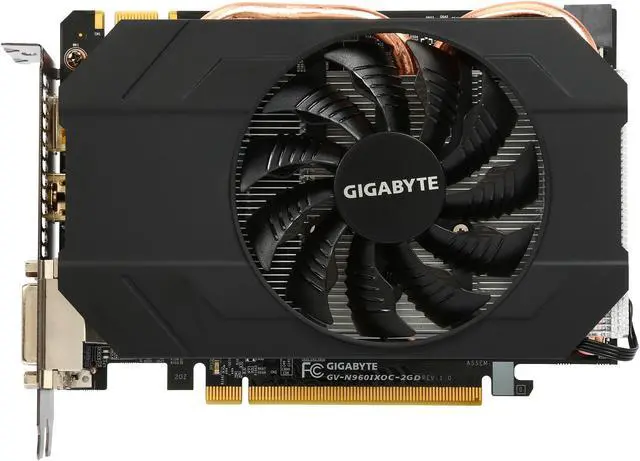 Alt view image 3 of 5 - GIGABYTE GeForce GTX 960 2GB Mini ITX OC EDITION, GV-N960IXOC-2GD