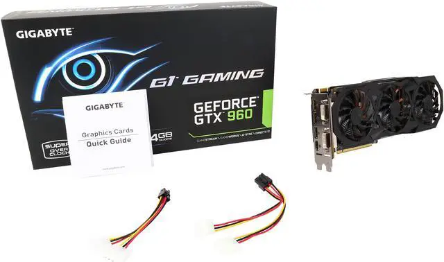 Alt view image 6 of 6 - GIGABYTE GeForce GTX 960 4GB G1 GAMING OC EDITION, GV-N960G1 GAMING-4GD