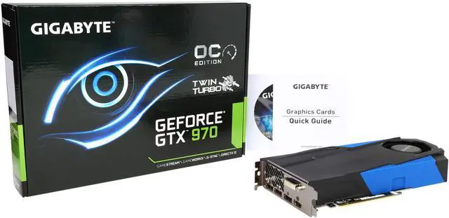 Alt view image 7 of 6 - GIGABYTE GeForce GTX 970 4GB TWIN TURBO OC EDITION, GV-N970TTOC-4GD