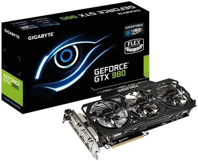Alt view image 5 of 5 - GIGABYTE GeForce GTX 980 4GB WINDFORCE 3X 450W OC EDITION, GV-N980OC-4GD