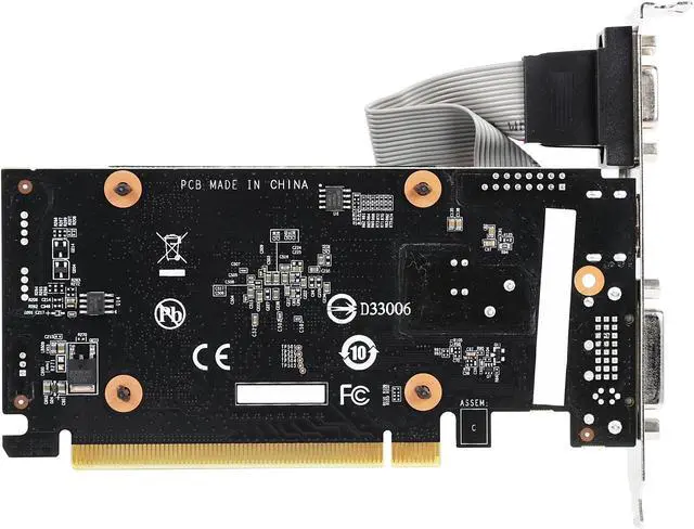 Alt view image 4 of 6 - GIGABYTE GeForce GT 710 2GB DDR3 PCI Express 2.0 Low Profile Graphics Card GV-N710D3-2GL REV2.0