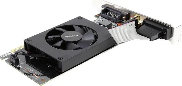 Alt view image 5 of 6 - GIGABYTE GeForce GT 710 2GB DDR3 PCI Express 2.0 Low Profile Graphics Card GV-N710D3-2GL REV2.0
