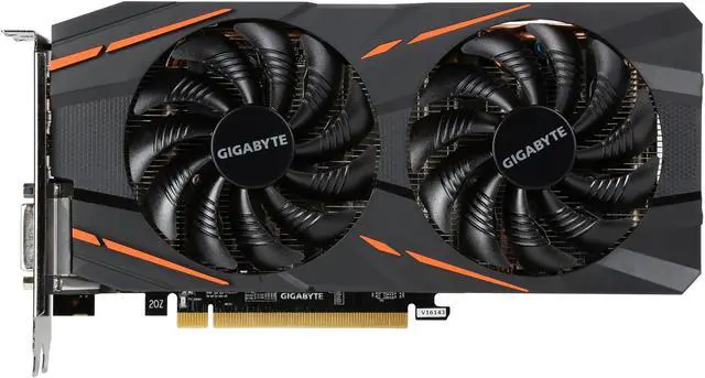 Alt view image 4 of 6 - GIGABYTE Radeon RX 480 4GB GDDR5 PCI Express 3.0 x16 ATX Graphics Card GV-RX480WF2-4GD