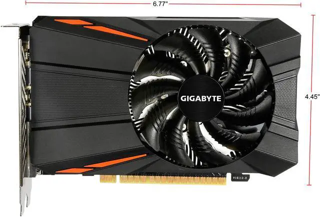 Alt view image 4 of 5 - GIGABYTE GeForce GTX 1050 Ti 4GB GDDR5 PCI Express 3.0 x16 ATX Graphics Card GV-N105TD5-4GD