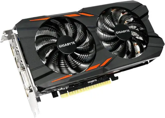 Alt view image 2 of 7 - GIGABYTE GeForce GTX 1050 2GB GDDR5 PCI Express 3.0 x16 ATX Graphics Card GV-N1050WF2OC-2GD