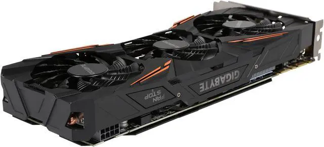 Alt view image 5 of 6 - GIGABYTE GeForce GTX 1080 8GB GDDR5X PCI Express 3.0 x16 ATX Graphics Card GV-N1080G1 GAMING-8GD