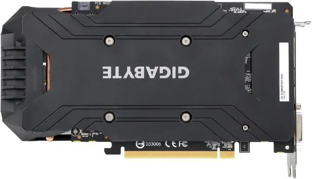 Alt view image 4 of 5 - GIGABYTE GeForce GTX 1060 Windforce OC GV-N1060WF2OC-6GD Video Card