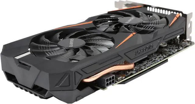 Alt view image 5 of 5 - GIGABYTE GeForce GTX 1060 Windforce OC GV-N1060WF2OC-6GD Video Card