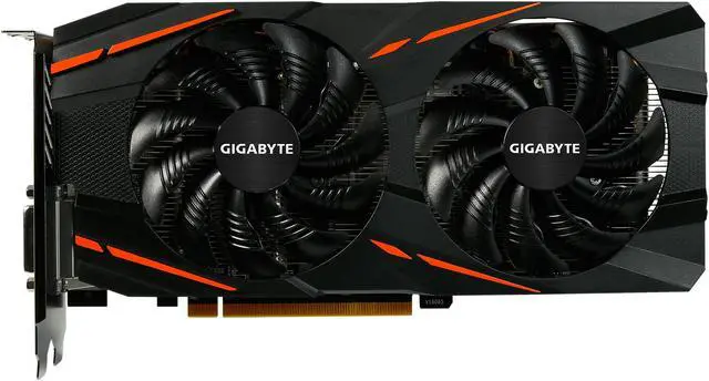 Alt view image 3 of 6 - GIGABYTE Radeon RX 580 4GB GDDR5 PCI Express 3.0 x16 CrossFireX Support ATX Graphics Card GV-RX580GAMING-4GD