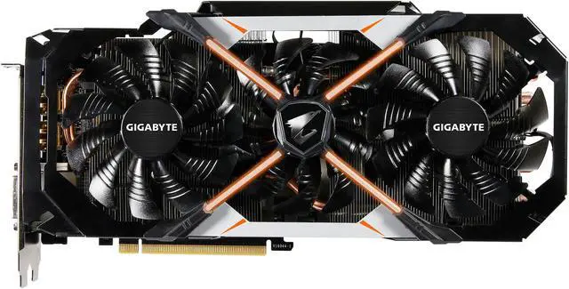 Alt view image 3 of 6 - GIGABYTE GeForce GTX 1080 AORUS 8GB DirectX 12 GV-N1080AORUS-8GD R2 256-Bit GDDR5X PCI Express 3.0 x16 Video Card, GV-N1080AORUS-8GD R2