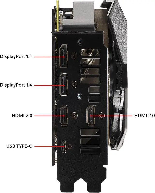 Alt view image 4 of 5 - ASUS ROG Strix GeForce RTX 2080 Ti 11GB GDDR6 PCI Express 3.0 SLI Support Graphics Card ROG-STRIX-RTX2080TI-11G-GAMING