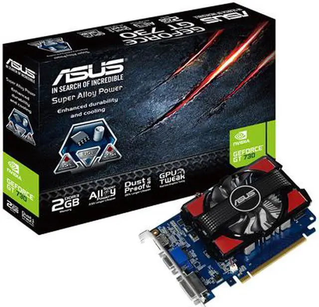 Alt view image 4 of 4 - ASUS GeForce GT 730 2GB DDR3 PCI Express 2.0 Graphics Card GT730-2GD3