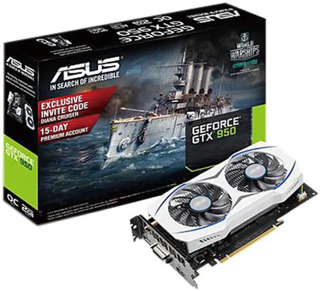 Alt view image 5 of 5 - ASUS GeForce GTX 950 2GB GDDR5 PCI Express 3.0 Graphics Card GTX950-OC-2GD5
