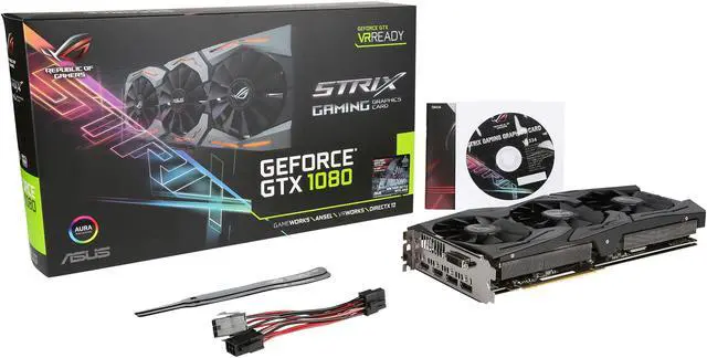 Alt view image 6 of 11 - ASUS GeForce GTX 1080 8GB GDDR5X PCI Express 3.0 Graphics Card STRIX-GTX1080-8G-GAMING