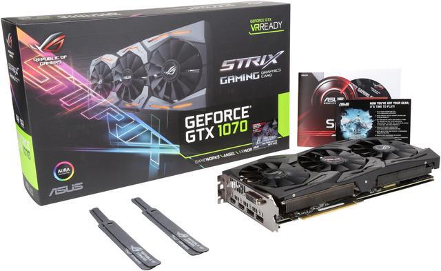 Alt view image 7 of 6 - ASUS GeForce GTX 1070 8GB GDDR5 PCI Express 3.0 Graphics Card STRIX-GTX1070-8G-GAMING