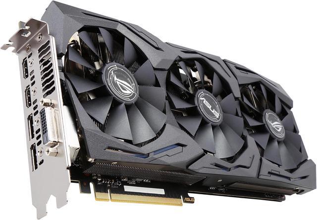 ASUS ROG GeForce GTX 1080 8GB GDDR5X PCI Express 3.0 Video Card  STRIX-GTX1080-A8G-GAMING