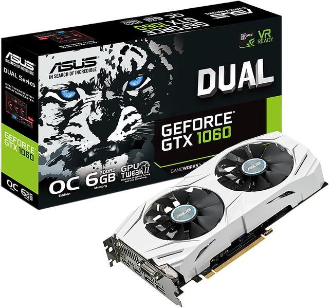 Alt view image 6 of 11 - ASUS GeForce GTX 1060 6GB GDDR5 PCI Express 3.0 Graphics Card DUAL-GTX1060-O6G