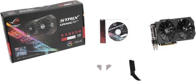 Alt view image 7 of 6 - ASUS ROG Radeon RX 470 4GB GDDR5 PCI Express 3.0 CrossFireX Support Graphics Card STRIX-RX470-O4G-GAMING