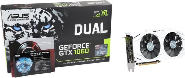 Alt view image 7 of 6 - ASUS Dual GeForce GTX 1060 3GB GDDR5 PCI Express 3.0 Graphics Card DUAL-GTX1060-O3G
