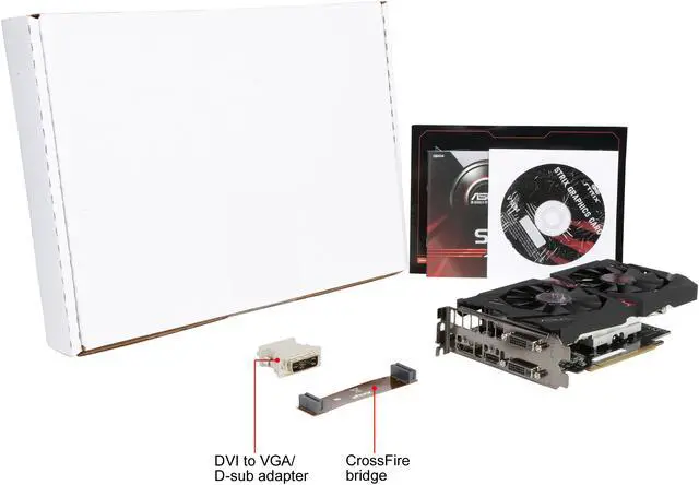 Alt view image 6 of 6 - ASUS Radeon R7 370 4GB GDDR5 PCI Express 3.0 Graphics Card STRIX-R7370-DC2OC-4GD5-GAMING