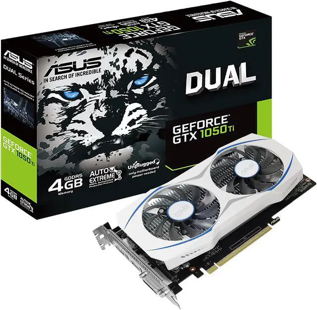 Alt view image 4 of 5 - ASUS GeForce DUAL GTX 1050 Ti 4GB Dual-fan Edition DVI-D HDMI DP 1.4 Gaming Graphics Card (DUAL-GTX1050TI-4G)