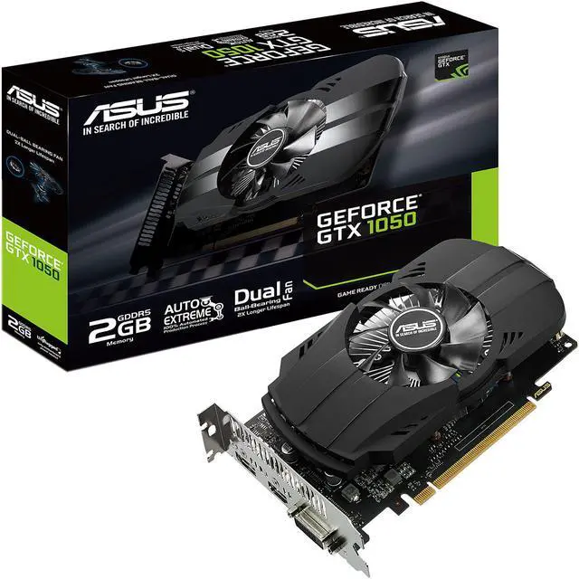 Alt view image 6 of 7 - ASUS Phoenix GeForce GTX 1050 2GB GDDR5 PCI Express 3.0 Graphics Card PH-GTX1050-2G