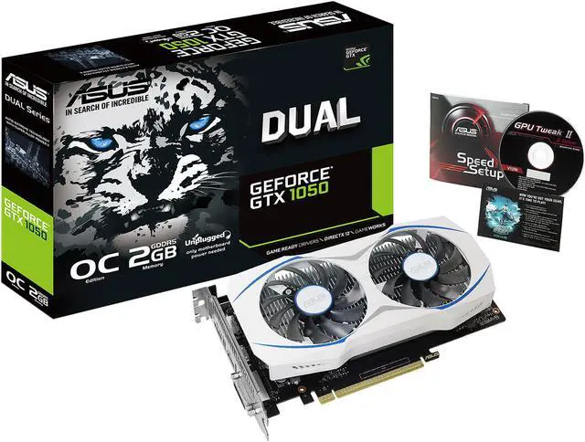 Alt view image 4 of 5 - ASUS GeForce GTX 1050 2GB GDDR5 PCI Express 3.0 Graphics Card DUAL-GTX1050-O2G
