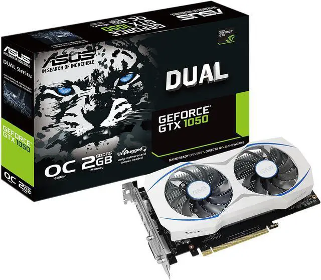 Alt view image 5 of 5 - ASUS GeForce GTX 1050 2GB GDDR5 PCI Express 3.0 Graphics Card DUAL-GTX1050-O2G