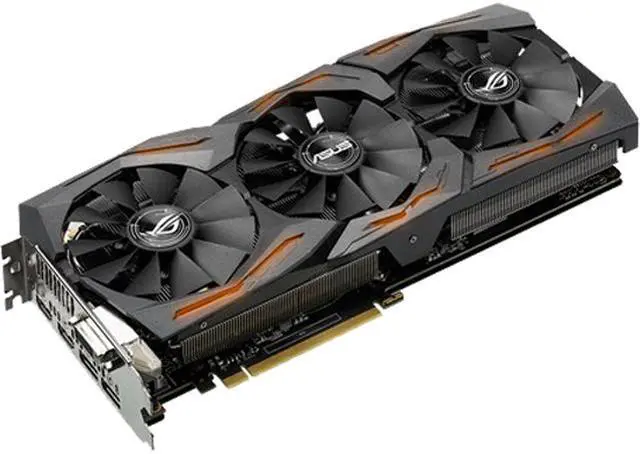 Main image of ASUS ROG GeForce GTX 1080 ROG STRIX-GTX1080-O8G-GAMING (90YV09M1-M0NM00) 8GB 256-Bit GDDR5X PCI Express 3.0 HDCP Ready Video Card