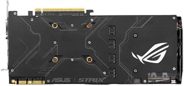 Alt view image 6 of 7 - ASUS ROG GeForce GTX 1080 ROG STRIX-GTX1080-O8G-GAMING (90YV09M1-M0NM00) 8GB 256-Bit GDDR5X PCI Express 3.0 HDCP Ready Video Card